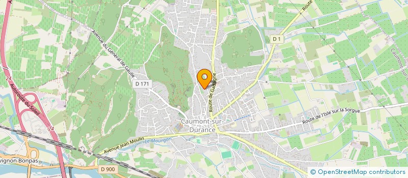 localisation de l'entreprise CA LES LICORNES  CAUMONT-SUR-DURANCE