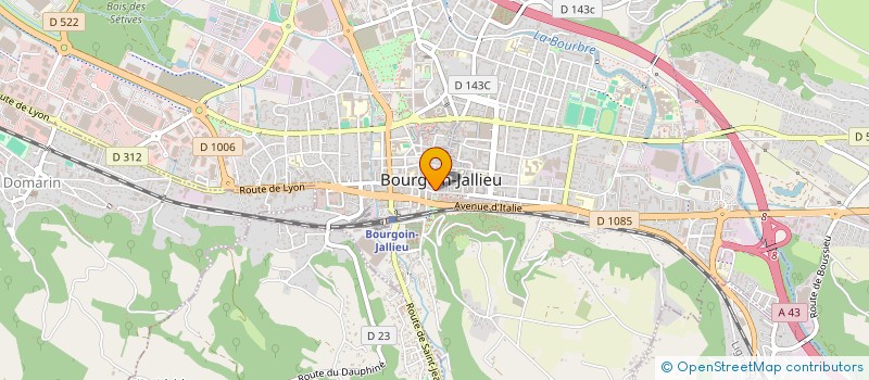 localisation de l'entreprise CA LOC CAM CTRE EST VALLEE GUIERS  BOURGOIN-JALLIEU