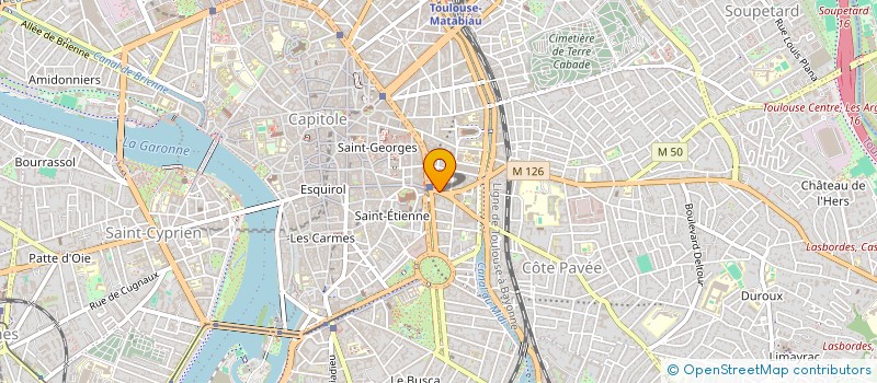 localisation de l'entreprise CA.M.PAT.  TOULOUSE