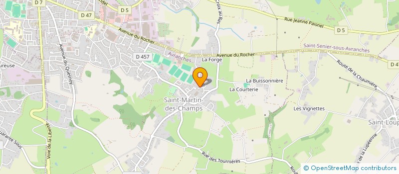 localisation de l'entreprise CA MANCH'ANTE  AVRANCHES