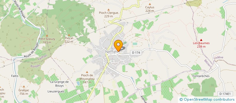 localisation de l'entreprise CA MARCHE  NEFFIES