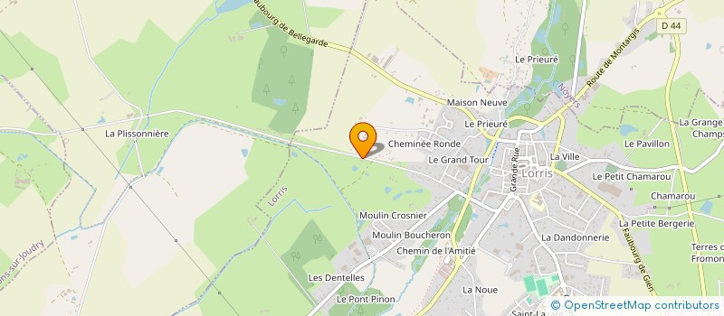 localisation de l'entreprise CA MARLY  LORRIS
