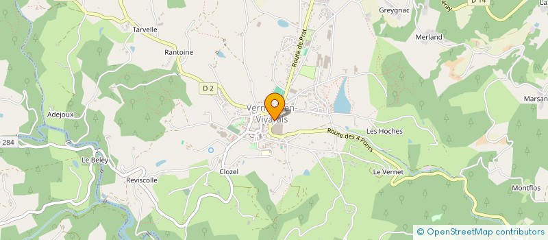 localisation de l'entreprise CA MIJOTE !?  VERNOUX-EN-VIVARAIS