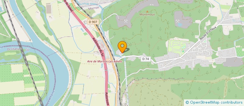 localisation de l'entreprise CA&MK  MORNAS