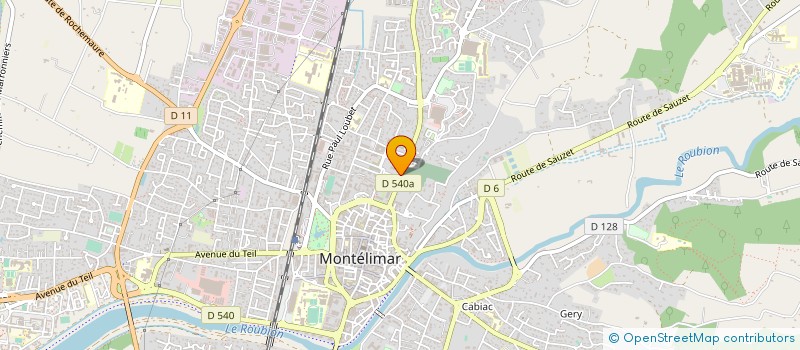 localisation de l'entreprise CA MONTELIMAR-AGGLOMERATION à MONTELIMAR