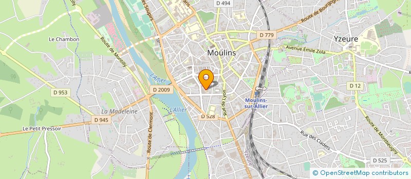 localisation de l'entreprise CA MOULINS COMMUNAUTE à MOULINS
