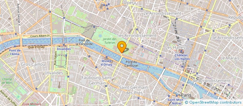 localisation de l'entreprise CA MOUSSE à PARIS