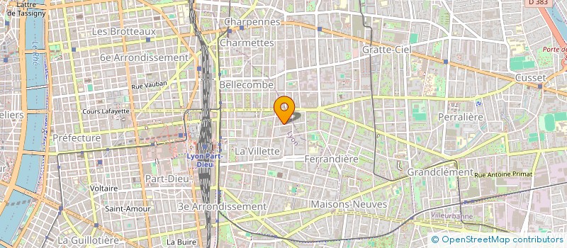 localisation de l'entreprise CA MULTISERVICES  LYON