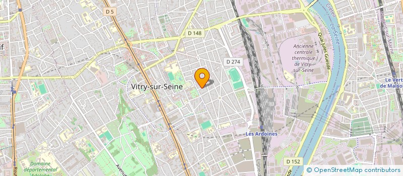 localisation de l'entreprise CA&P  VITRY-SUR-SEINE