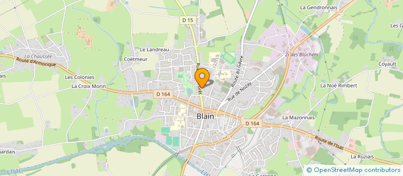 localisation de l'entreprise CA PARENT CACAHUETE à BLAIN