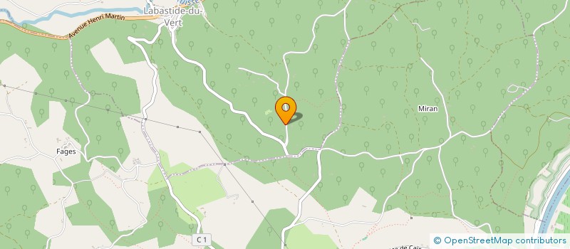 localisation de l'entreprise CA PARL'LOT  LABASTIDE-DU-VERT