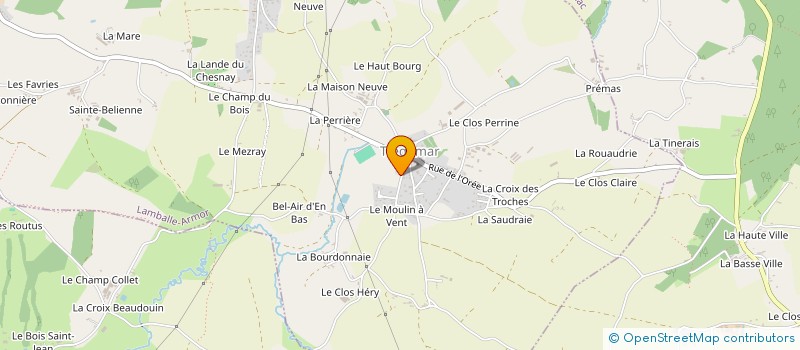 localisation de l'entreprise CA PART EN LIVE  LAMBALLE-ARMOR