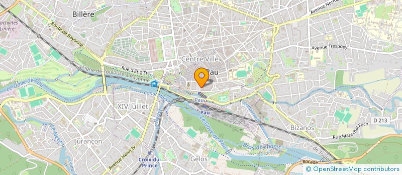 localisation de l'entreprise CA PAU BEARN PYRENEES à PAU