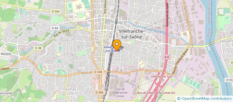 localisation de l'entreprise CA PLAC à VILLEFRANCHE-SUR-SAONE