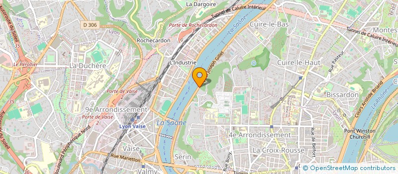 localisation de l'entreprise CA POUSSE !  LYON