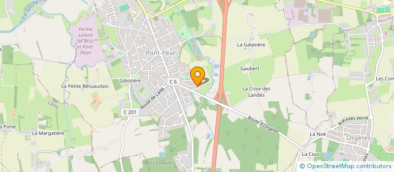 localisation de l'entreprise CA RAVALEMENT  PONT-PEAN