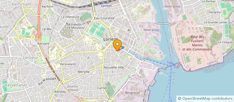 localisation de l'entreprise CA.RE.CO à LORIENT