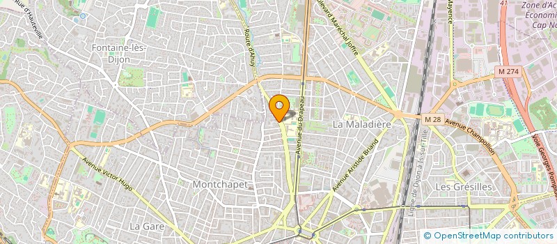 localisation de l'entreprise CA RECRUTEMENT  DIJON