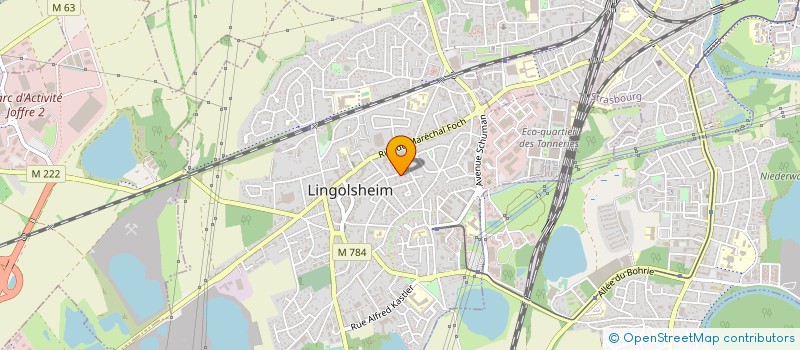 localisation de l'entreprise CA RENOV  LINGOLSHEIM