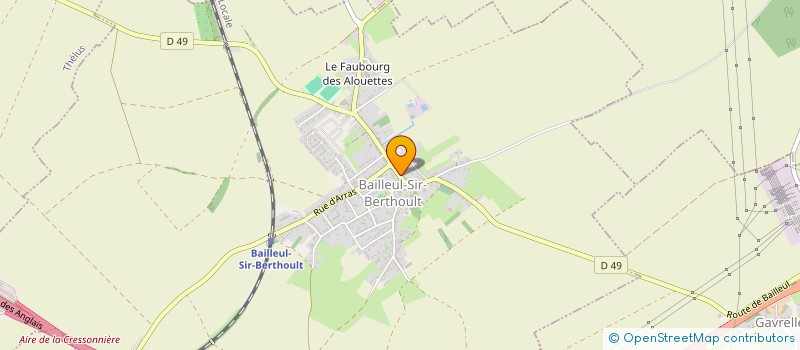 localisation de l'entreprise CA RENOVATION à BAILLEUL-SIR-BERTHOULT