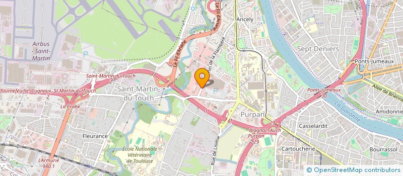localisation de l'entreprise CA RESSOURCES HUMAINES à TOULOUSE