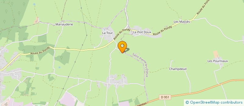 localisation de l'entreprise CA ROULE !  SAINT-AMAND-MONTROND