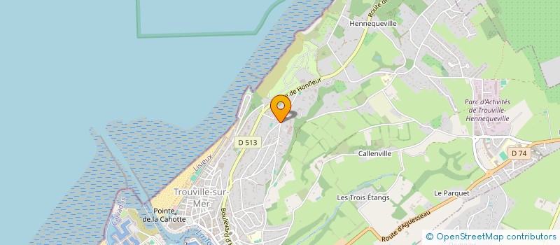 localisation de l'entreprise CA ROULE  TROUVILLE-SUR-MER