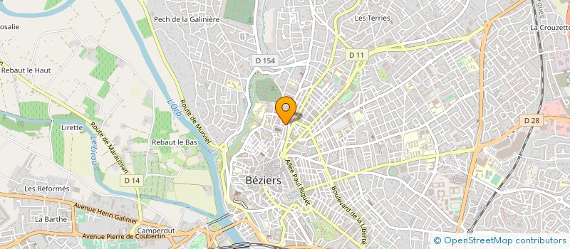 localisation de l'entreprise CA ROULE MARGO !!! à BEZIERS