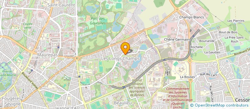 localisation de l'entreprise CA ROULE POUR NOUS à RENNES