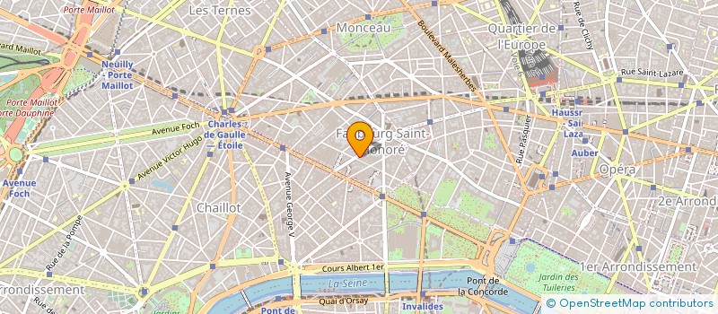 localisation de l'entreprise CA SA  PARIS