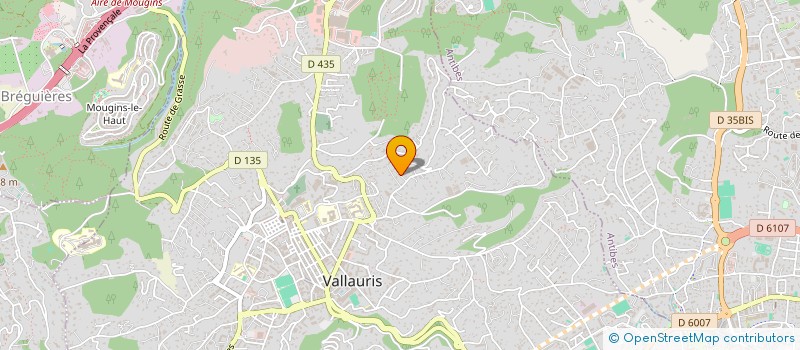 localisation de l'entreprise CA SAGREDO DI VENEZIA à VALLAURIS