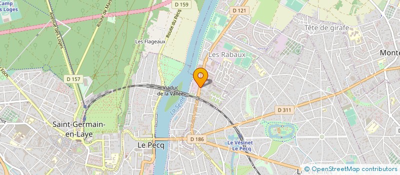 localisation de l'entreprise CA SAINT GERMAIN BOUCLES DE SEINE à LE PECQ