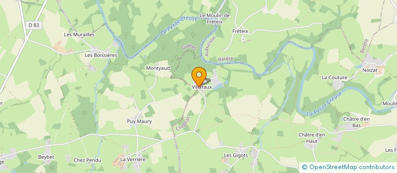 localisation de l'entreprise CA SE PASSE à CLUGNAT