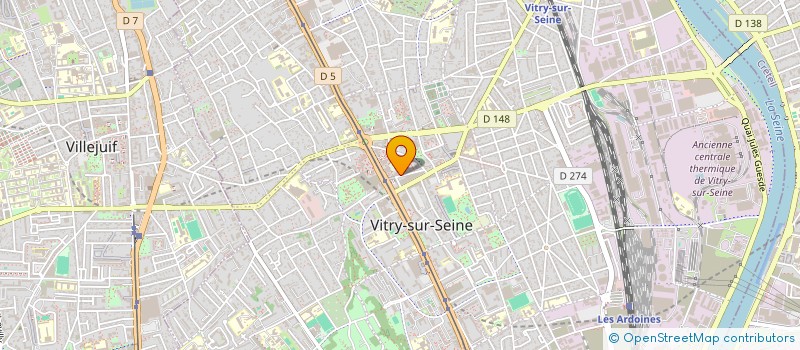 localisation de l'entreprise CA SOL GRAVE! à VITRY-SUR-SEINE