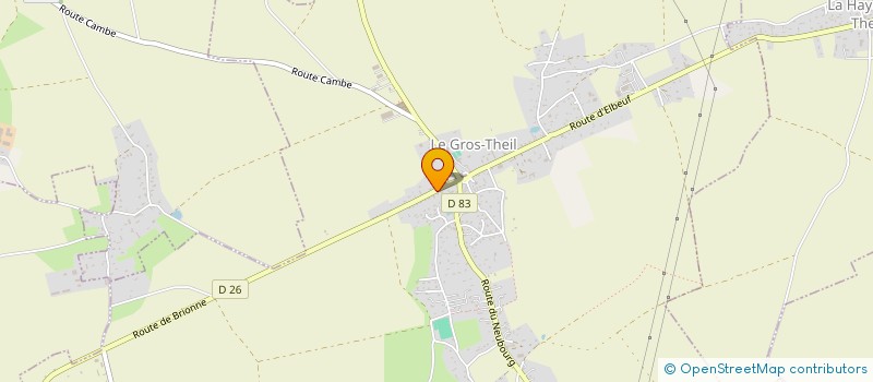 localisation de l'entreprise CA SONNE ACOUSTIQUE  LA HAYE-DU-THEIL