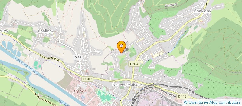 localisation de l'entreprise CA TACHE !  NEUVES-MAISONS