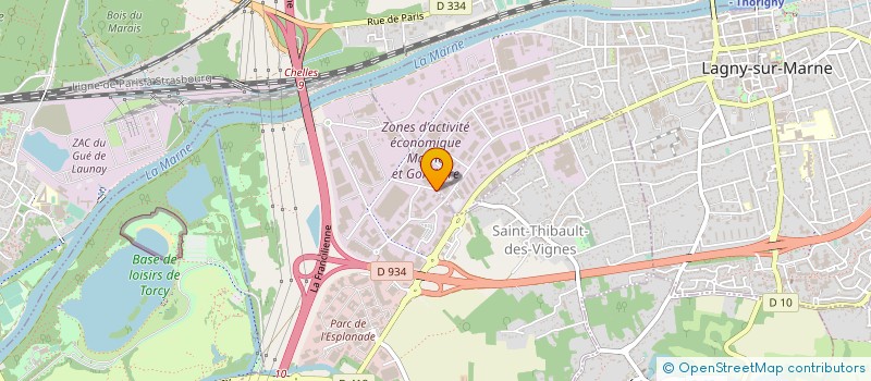 localisation de l'entreprise CA TE MA CANALISATIONS TERRASSEMENTS ET MACONNERIE à LAGNY-SUR-MARNE