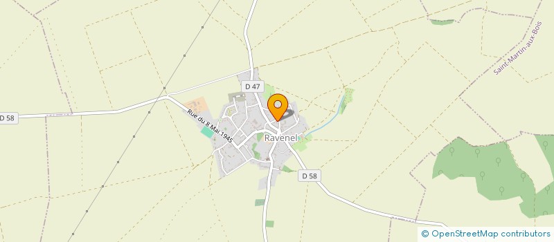 localisation de l'entreprise CA TOMBE BIEN  RAVENEL