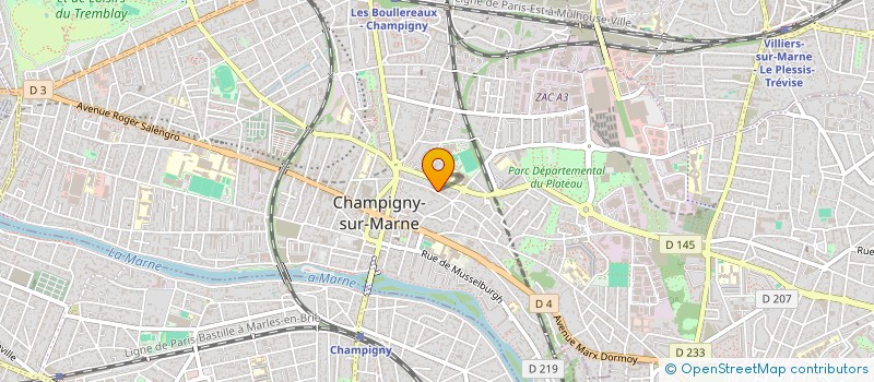 localisation de l'entreprise CA TOQUE  CHAMPIGNY-SUR-MARNE