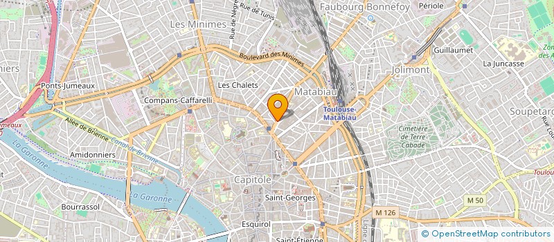 localisation de l'entreprise CA TOULOUSE 31 INITIATIVES  TOULOUSE