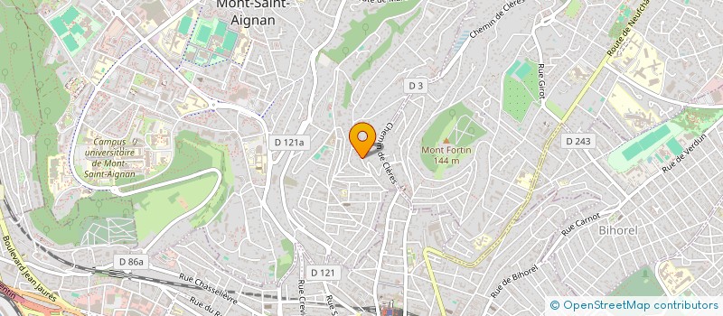 localisation de l'entreprise CA TOURNE AU TOUR DU MONDE  MONT-SAINT-AIGNAN