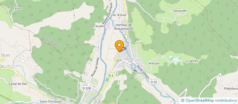 localisation de l'entreprise CA TOURNE EN BON à OUST