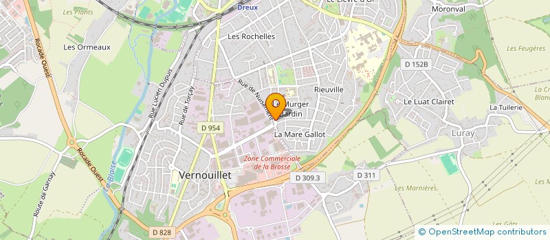 localisation de l'entreprise CA TRADING à DREUX