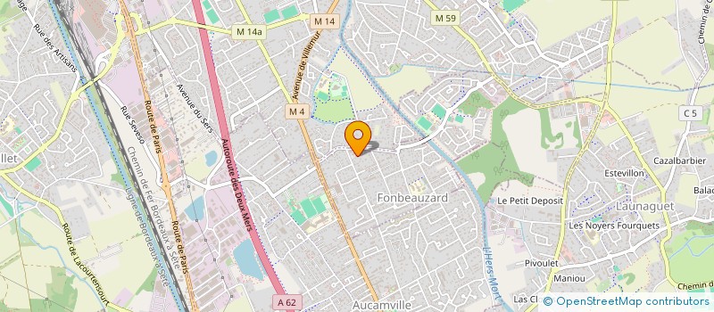 localisation de l'entreprise CA VA ALLER  FONBEAUZARD