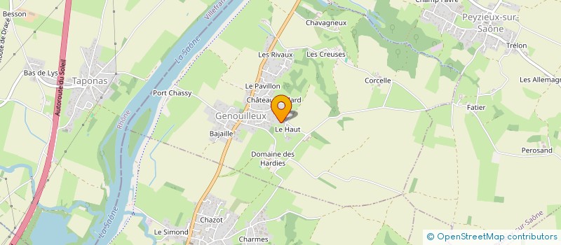 localisation de l'entreprise CA VA BARBER à GENOUILLEUX