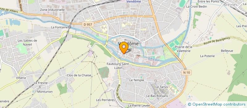 localisation de l'entreprise CA VA L'FER...J'REPASSE à VENDOME