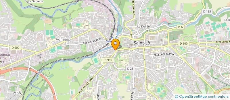 localisation de l'entreprise CA VIRE AUX REMPARTS  SAINT-LO