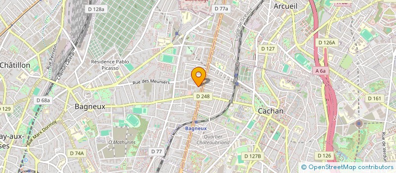 localisation de l'entreprise CA VOUS PLAY PRODUCTIONS à BAGNEUX