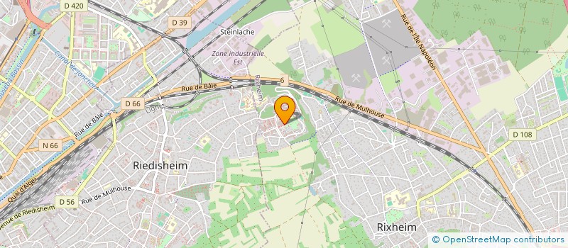 localisation de l'entreprise CA Y DANSE  RIXHEIM