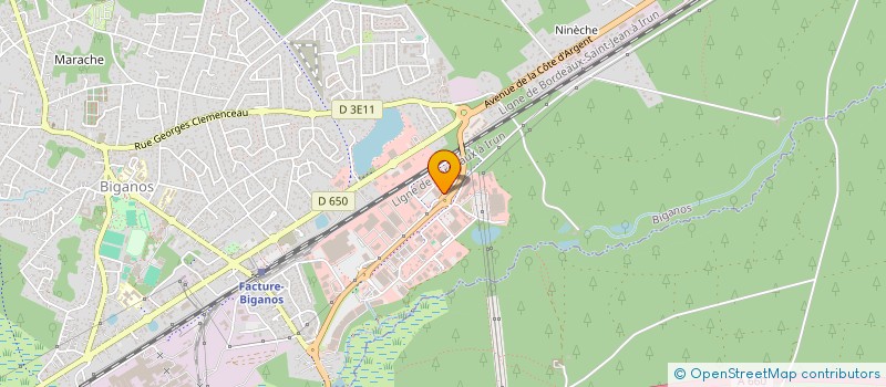 localisation de l'entreprise CA2 FIT  BIGANOS